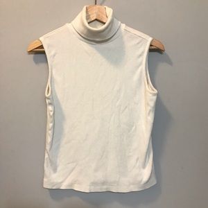 ANN TAYLOR LOFT | Ribbed Sleeves Turtleneck